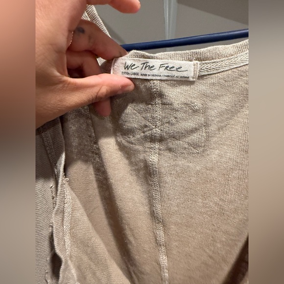 We the free oversized long sleeve top - Picture 2 of 2